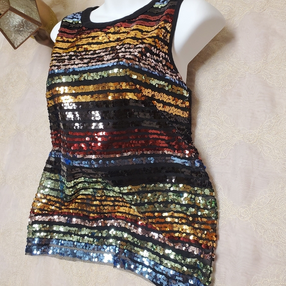 Apt. 9 Sequined Tank Top - Picture 3 of 8